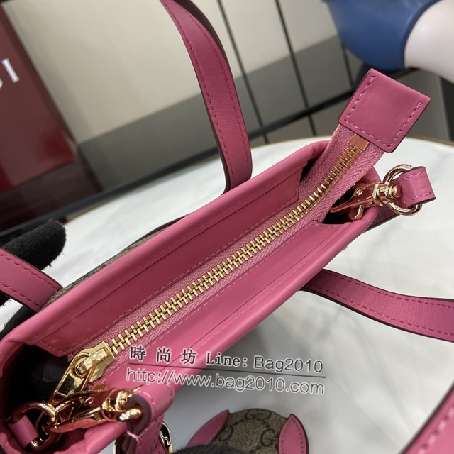 Gucci專櫃古馳最新款飾貓頭鷹細節GG迷你手提肩包 jh2013型號：831899